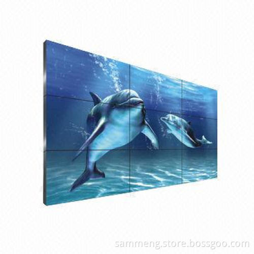 46-inch HD Seamless LCD Video Wall, High-brightness 1,000cd/m², 1,366 x 768P